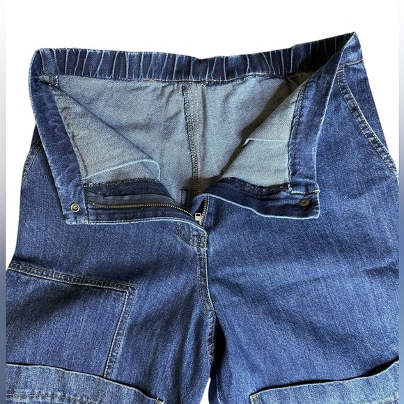 Alembika Wide Leg Jeans Large Pockets - Picture 9 of 16